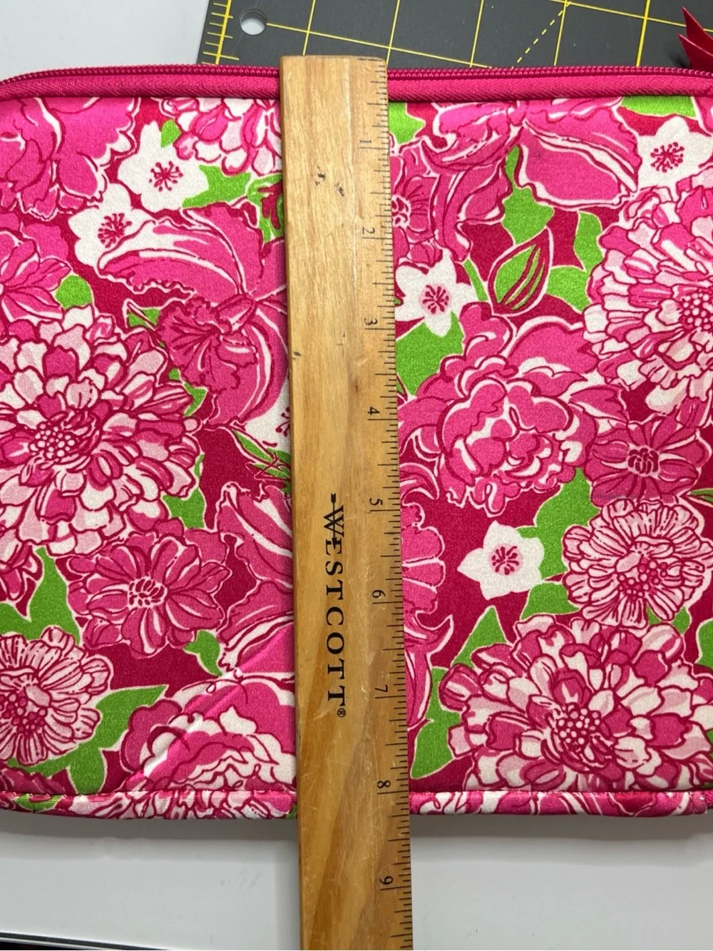 Lilly Pulitzer Hot Pink & Green Floral Tablet Sleeve